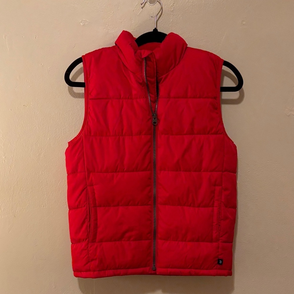GAP Red Puffer Vest kids